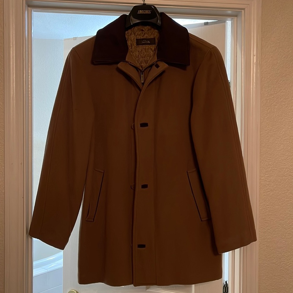 Mens brown wool jacket